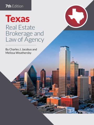 Cover of Texas Real Estate Brokerage and Law of Agency, 7th Edition